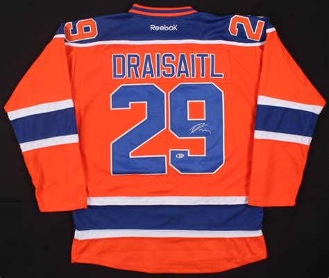 Leon Draisaitl Signed Oilers Jersey (Beckett COA) | Pristine Auction