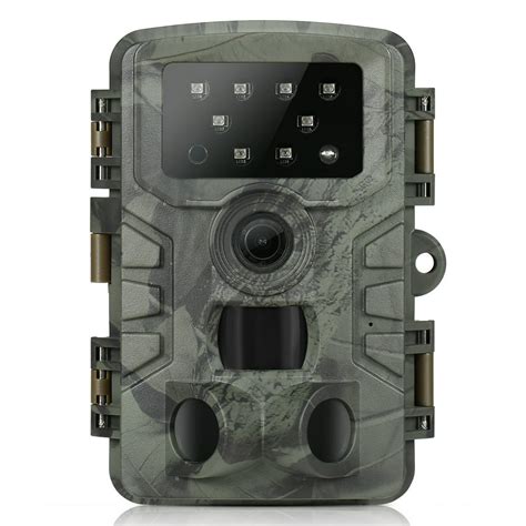 Trail Camera Waterproof 20MP 1080P Hunting Game Camera with 3 Infrared Sensors Night Vision ...