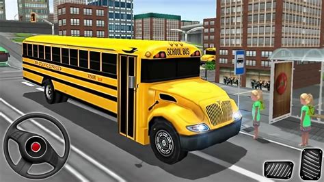 School Bus Driving - City Coach Bus Driver Simulator - Android GamePlay - YouTube