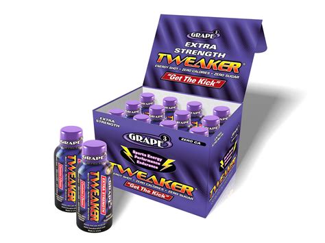 TWEAKER ENERGY SHOT - EXTRA STRENGTH 12 CT - Grape - Tweaker Energy