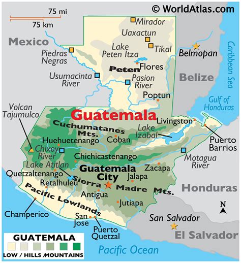 Geography of Guatemala, Landforms - World Atlas