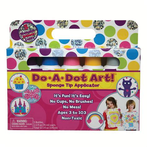 Do•A•Dot Art!™ Washable Shimmer Markers, 5 colors - Walmart.com - Walmart.com