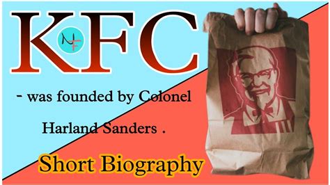 life me aage kaise badhe 🤔। KFC Founder biography। @nowfacts_ #life #success #facts - YouTube