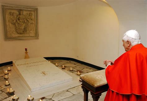 Benedict XVI to be buried in first tomb of Pope John Paul II | Catholic ...