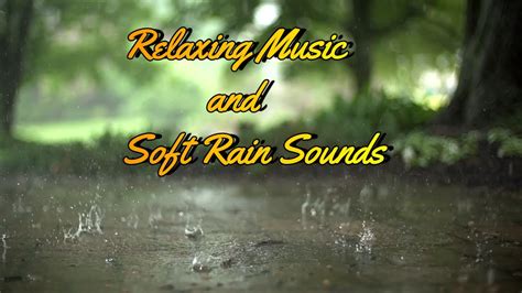 Relaxing Music & Soft Rain Sounds: Meditation Music for Positive Energy ...