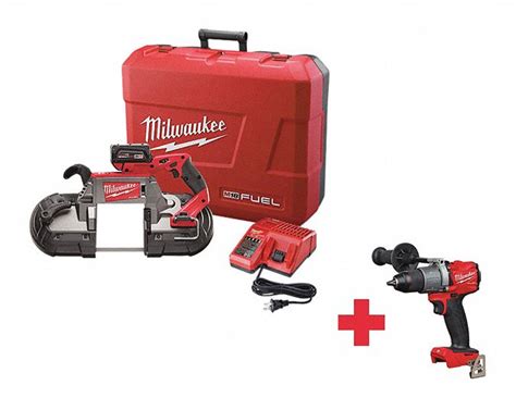 MILWAUKEE Cordless Combination Kit, 2 Tools, 18V DC - 165FW0|2729-21 ...