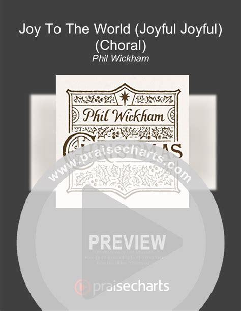 Joy To The World (Joyful Joyful) (Choral Anthem SATB) (Phil Wickham / Arr. Luke Gambill ...