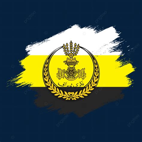 Malaysia State Perak Vector Flag Design Template, Malaysia State Flag, Malaysia Flag, Flags PNG ...