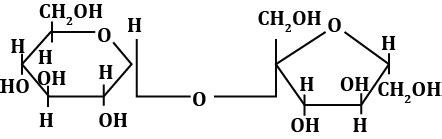 P is a disaccharide. Hydrolysis of the disaccharide give two monosaccharide R and SConsider the ...