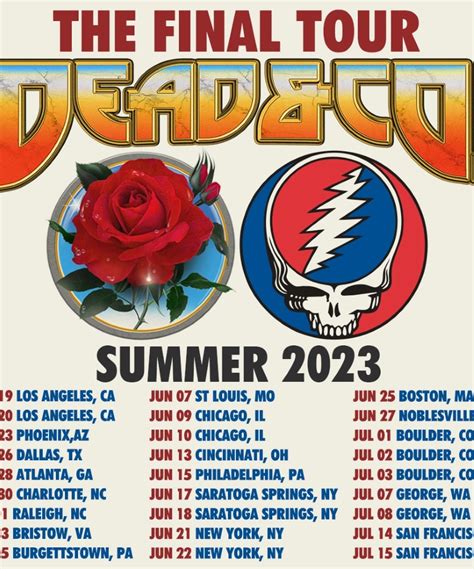 Dead & Company - The Final Tour - Summer 2023 - 26 May 2023 - Dos Equis ...