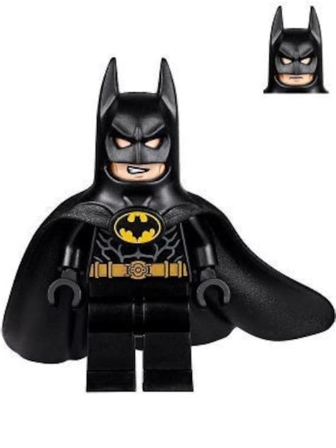 Lego MINIFIGURE Batman One Piece Mask and Cape | Etsy UK