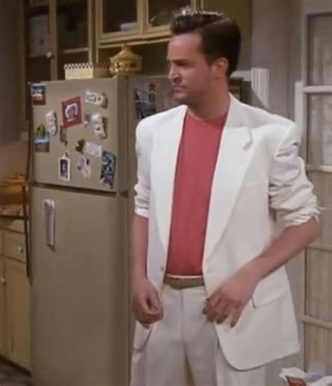 Chandler Bing from Friends goes full-on Miami Vice and so can you. Great costume idea for your ...