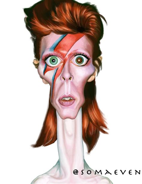 David Bowie caricature by ThatsSoMaeven on DeviantArt | David bowie art ...