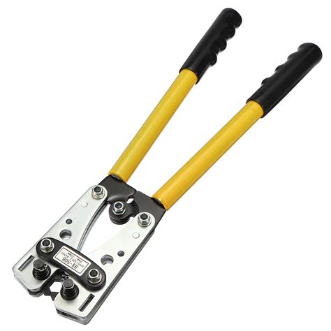 6-50 mm crimp tube terminal crimper plier tool battery cable lugs hex crimping tool cable ...