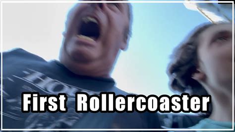 Roller Coaster Reaction | My Sons First Time! - YouTube