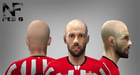 ultigamerz: PES 6 Javier Mascherano (Estudiantes de La Plata) Face