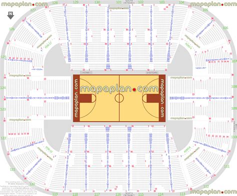 EagleBank Arena - George Mason University Patriots basketball game stadium plan - Individual ...