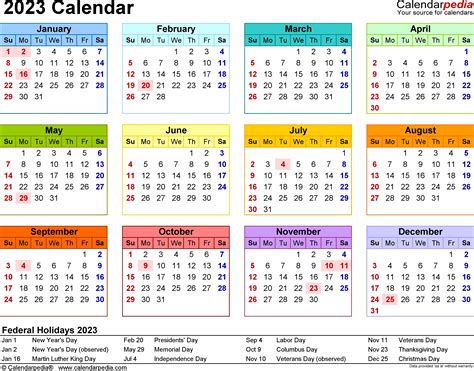 2023 calendar templates and images - 2023 yearly blank calendar ...