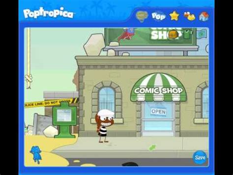 Poptropica Super Power Island glitch - YouTube