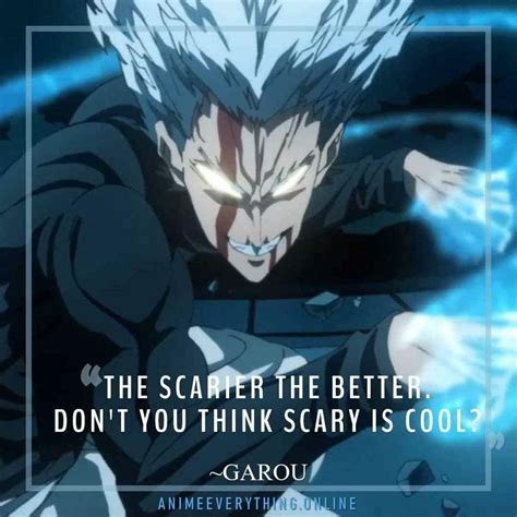 Garou Quotes - Best One Punch Man Quotes | One punch man manga, One ...