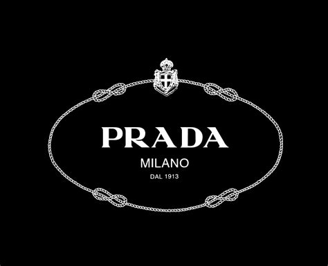 Prada Milano Brand Logo White Symbol Clothes Design Icon Abstract ...