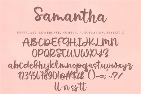 Samantha Font - FreeDaFonts