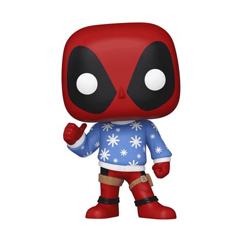 Buy Pop! Holiday Deadpool in Ugly Sweater at Funko.