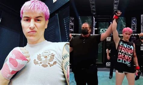 Trailblazing trans MMA fighter responds to 'nasty messages' after debut