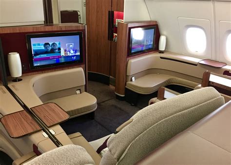 Flight Review: Qatar Airways First Class - Bucket List Traveler | Qatar ...