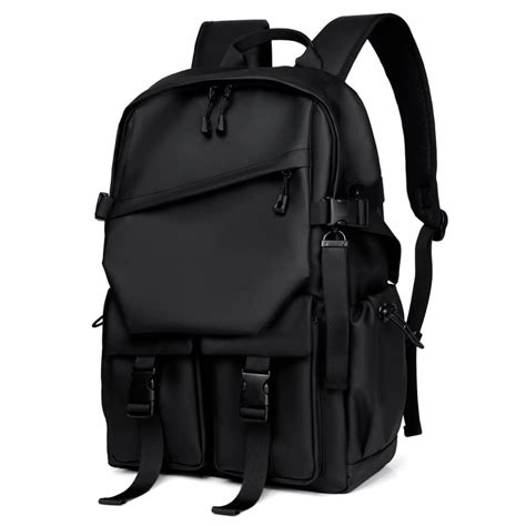 College and University Students Backpack With Laptop Compartment - Black