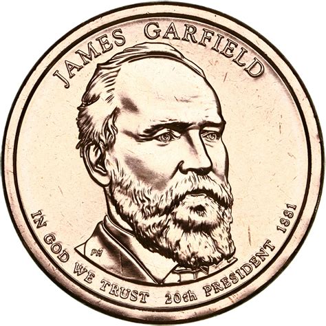 2011 D Presidential Dollar James Garfield Choice BU Clad US Coin See ...