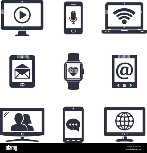 Communication Devices Clipart