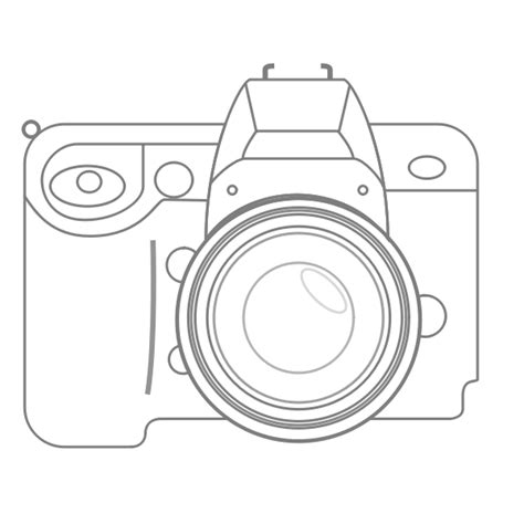 Digital camera Nikon D3100 top view vector clip art | Free SVG