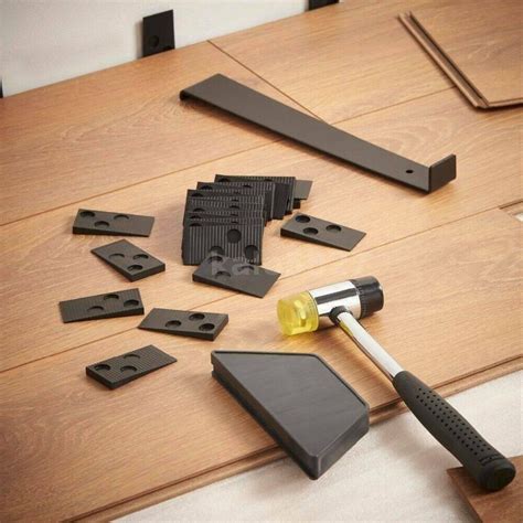 Wood Laminate Tool Floor Wooden Floor Fitting Installation Kit + 20 Spacer Kit | eBay