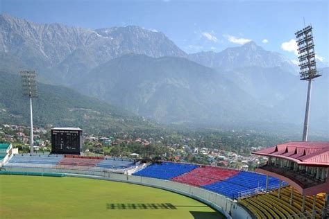 Dharamshala cricket stadium ~ Great Panorama Picture