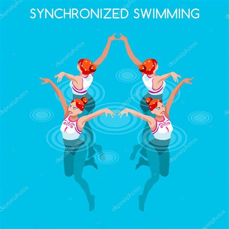 Synchronized Swimming Clipart