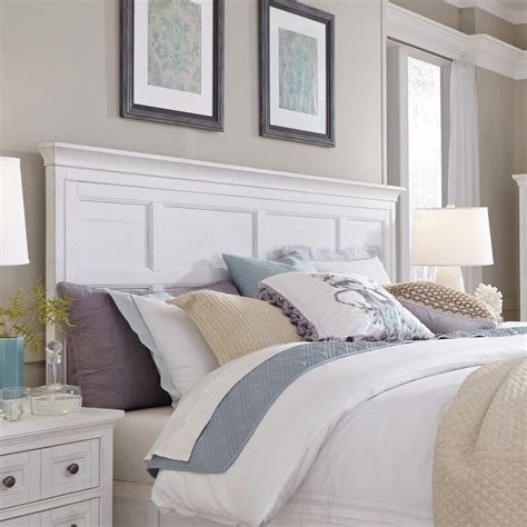 Calila Panel Headboard | White headboard bedroom, White king panel bed, Headboards for beds