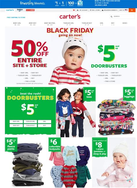 Carter's Black Friday Ad 2017