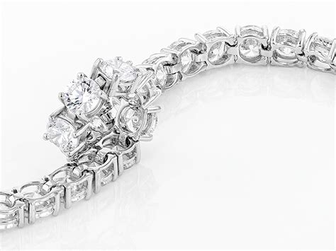 Bella Luce (R) Dillenium Cut Rhodium Over Sterling Silver Tennis Bracelet