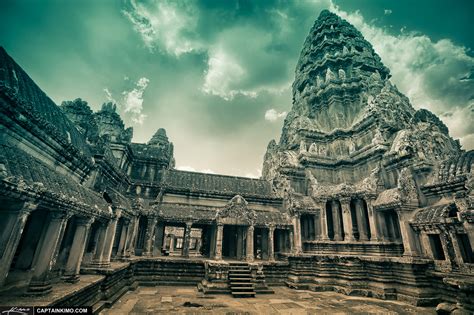 Ancient Angkor Wat Temple in Siem Reap Cambodia