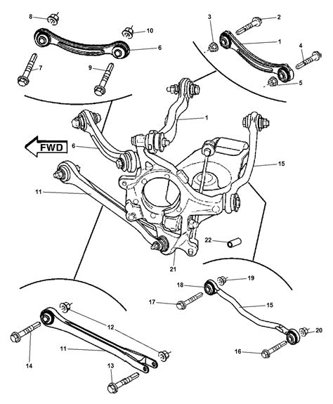 4782586AC - Genuine Chrysler KNUCKLE-REAR