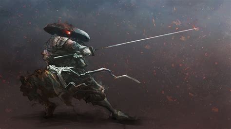 artwork, Digital Art, Samurai, Warrior, Katana Wallpapers HD / Desktop ...