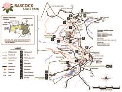 BabcockStatePark_brochure_map - West Virginia State Parks - West Virginia State Parks