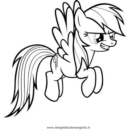 My Little Pony Rainbow Dash Coloring Pages | Free download on ClipArtMag