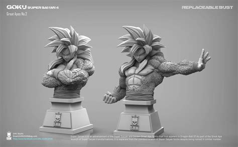 SHK Studio Dragon Ball Z Great Ape Goku Super Saiyan 4 | Mirai Collectibles