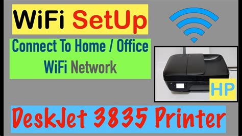 HP DeskJet Ink Advantage 3835 WiFi SetUp, Connect to Home/ Office Network Review !! - YouTube