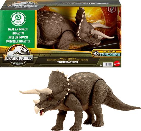 Jurassic World Dino Action Triceratops Toy, Habitat Defender Figure - Walmart.com