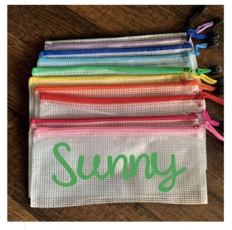 Personalized Pencil Zipper Pouch - Etsy