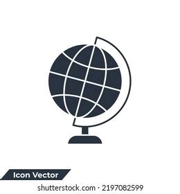 Geography Icon Logo Vector Illustration Globe Stock Vector (Royalty Free) 2197082599 | Shutterstock