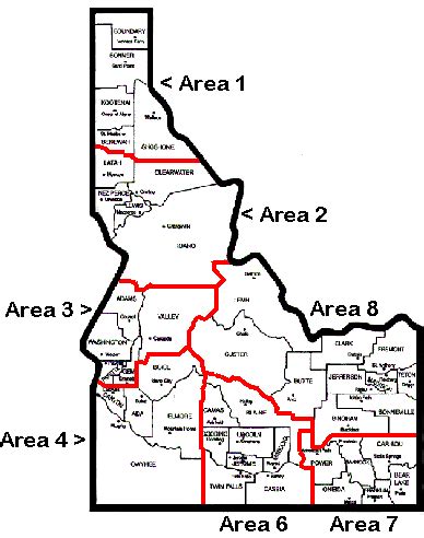 Idaho School Districts Map | Draw A Topographic Map